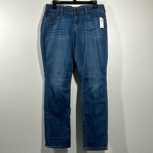 Old Navy The Diva Jean Skinny Short NWT Medium Wash Size 6 - Picture 1 of 10